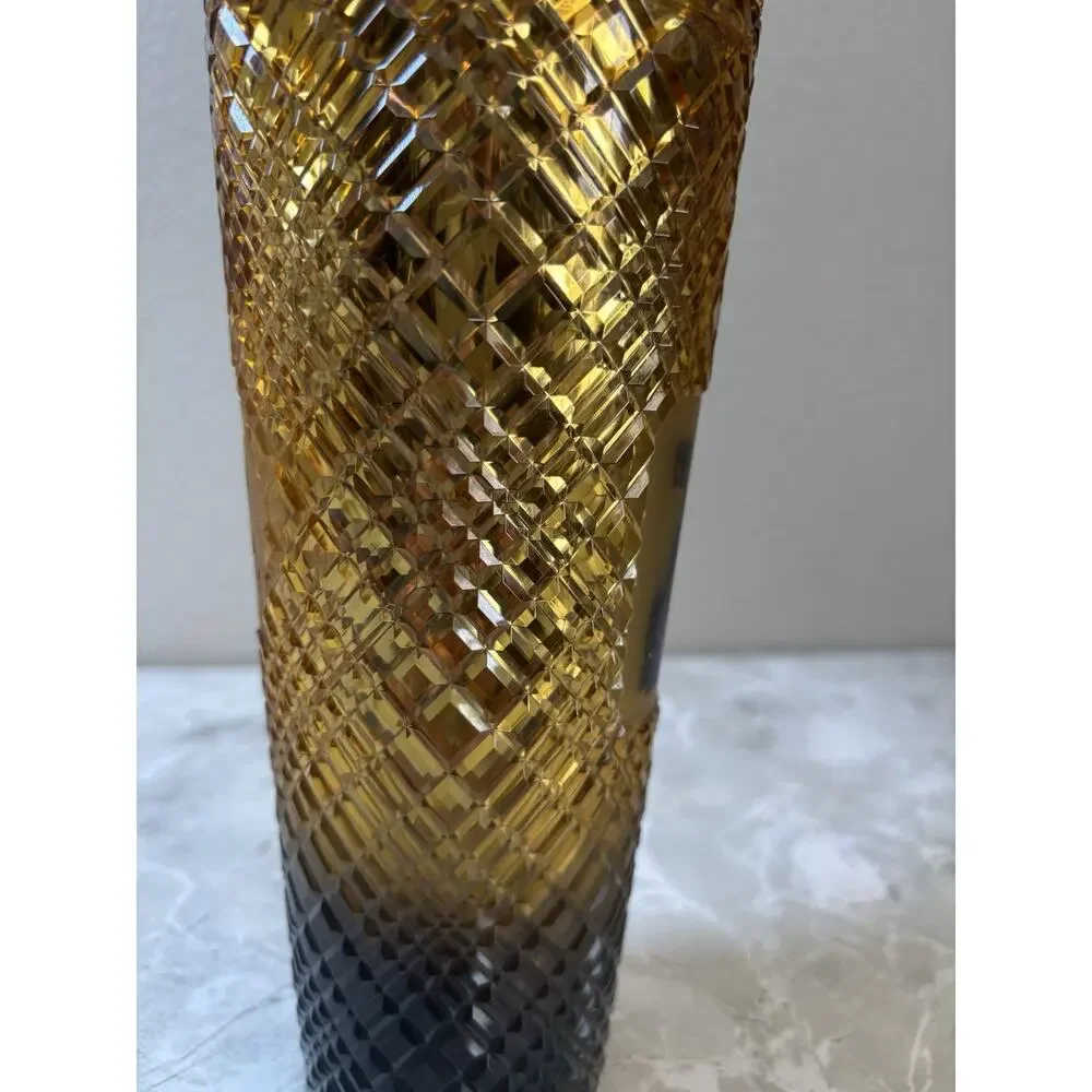 Walt Disney World Cinderella Castle‎ Starbucks Tumbler 24oz Gold and Black 2024